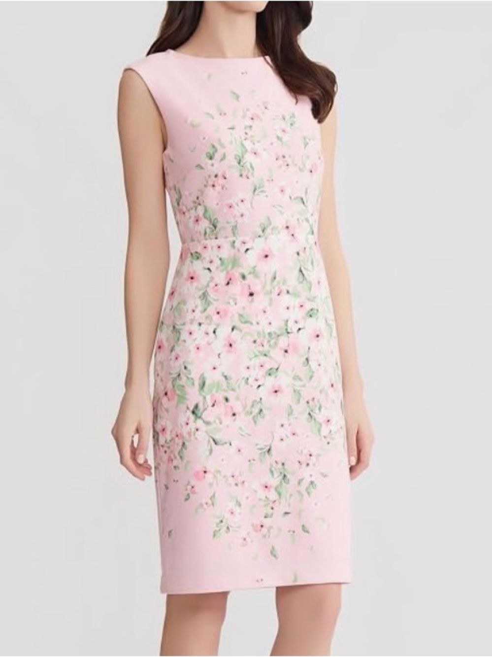 NWT Kasper Women's Sleeveless Printed Sheath Dress, 10P